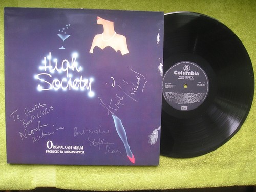HIGH SOCIETY ORIGINAL SIGNED LONDON CAST LP NATASHA RICHARDSON REA RICHARDS EXC - 第 1/3 張圖片