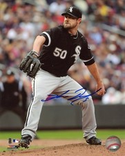 JOHN DANKS CHICAGO WHITE SOX SIGNED 8x10 PHOTO w/ COA