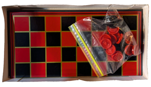 Pressman 2012 Checker Set Vintage Complete extra Backgammon board - Picture 4 of 4