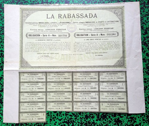 Espagne - Barcelone - Rare Secteur des Sports & Attractions du 31/03/1910 - 第 1/2 張圖片