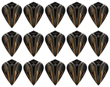5 New Sets Harrows Noble Kite Dart Flights – Ships w/ Tracking - Gold