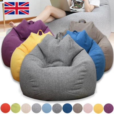 Bean Bag Cover Chair Indoor Adult Kid Teens Couch Sofa·Lazy·Lounger (No Filling) - Image 1 of 4