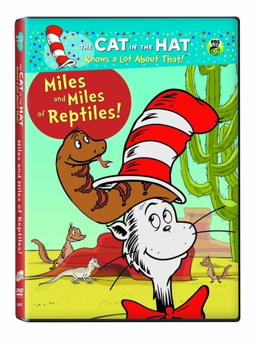 NEW Cat in the Hat: Miles & Miles of Reptiles DVD THE MOVIE Martin Short Cartoon