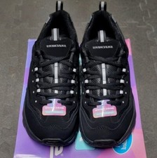 Skechers Womens Ladies Icon Dlite Trainers Shoes Lace Up Padded Ankle Collar 4