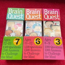 Brain Quest Cards Grades 3, 6, 7, Used, Good Condition 
