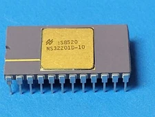 (1 PC) NS32201D-10 NSC Microprocessor Circuit, TTL, CDIP24 GOLD
