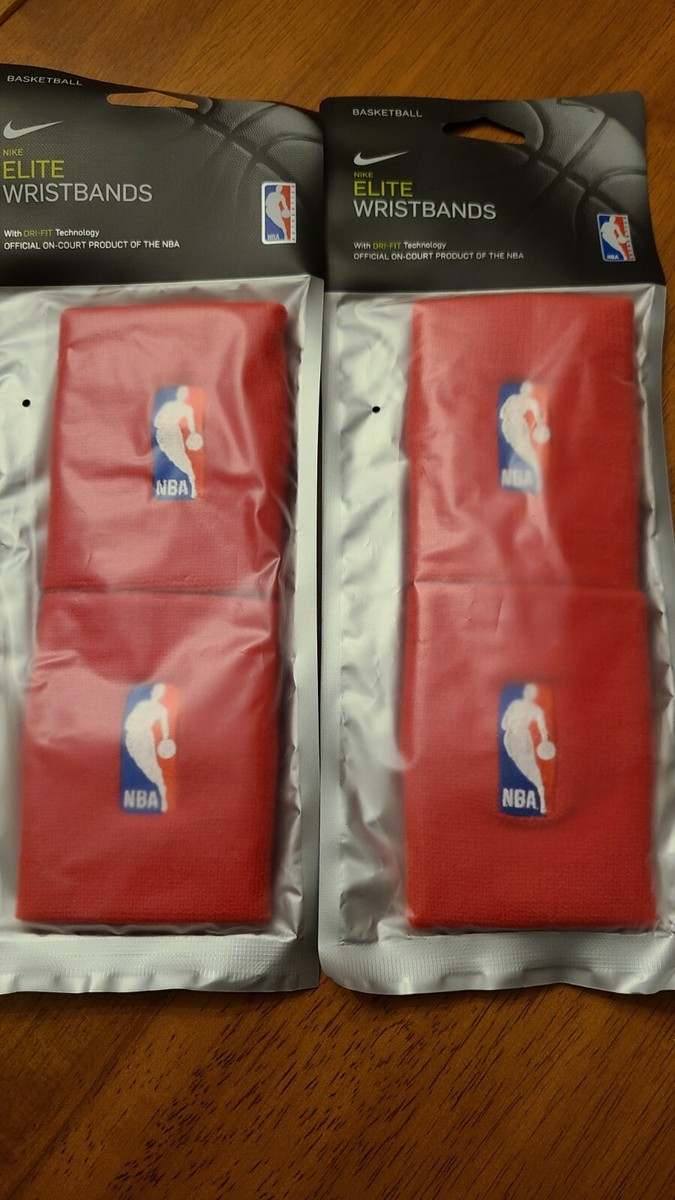 Nike Elite Wristbands DRI-FIT レッド Nike Dri-Fit Wristbands USA University Red/White Singlewide