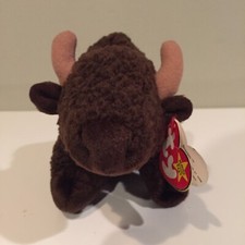 1998 TY Beanie Babies Original ROAM The Buffalo TAG ERROR RETIRED
