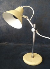 rare petite lampe bras articulé métal design atelier indus rétro vintage loft 70