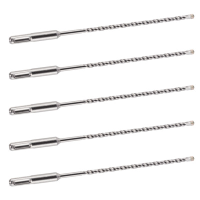 5 Stück - 4 mm x 210 mm lang SDS Plus Steinbohrer TCT für Ziegel Stein etc.