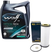 MotoröL Set 5W30 5 Liter + ÖLfilter Sh 453 L FüR Bmw 1Er 120I E87 3Er 318D E46