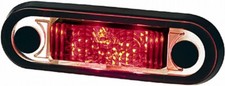 Genuine Hella Flush Fit Red Led Kelsa Light Bar Marker Light