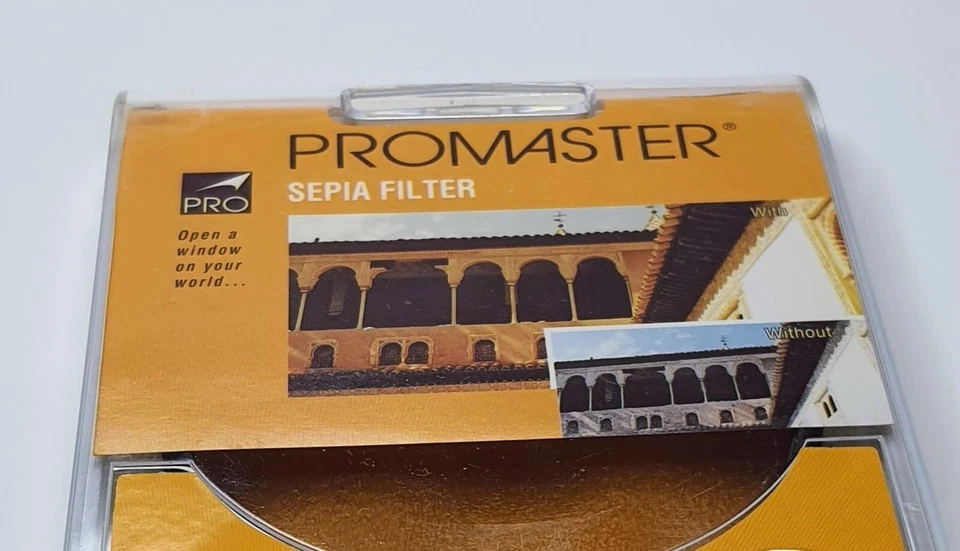 Pro 72mm Special Effect Sepia Lens Filter Old Tyme For Film Digital Black White - Image 2 of 4