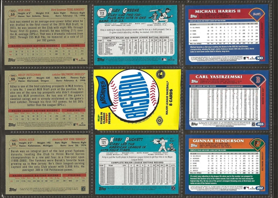 2023 Topps Archives Complete Collated Set of 300 Rutschman Harris Henderson +++ - Image 2 of 2