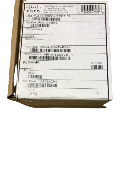 Cisco Four-Element MIMO Dual-Band Omnidirectional Antenna / AIR-ANT2524V4C-R= - Image 3 of 4