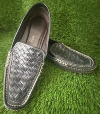 Bottega Veneta Women s Weave Leather Loafer Size EU36.5 US 6 Intrecciato Resoled