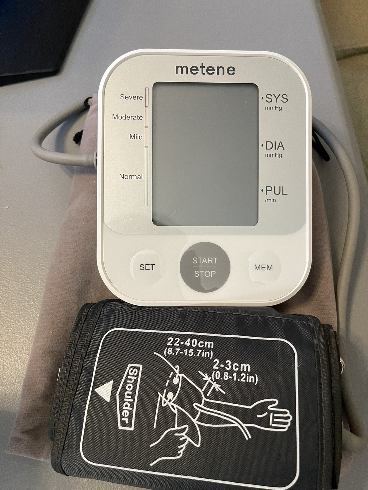 Metene Blood Pressure Monitor, Automatic Upper Arm BP Machine, Digital