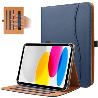 Universal Case for 9 10.1 10.5 inch Tablet, Universal Tablet Case Navy Blue