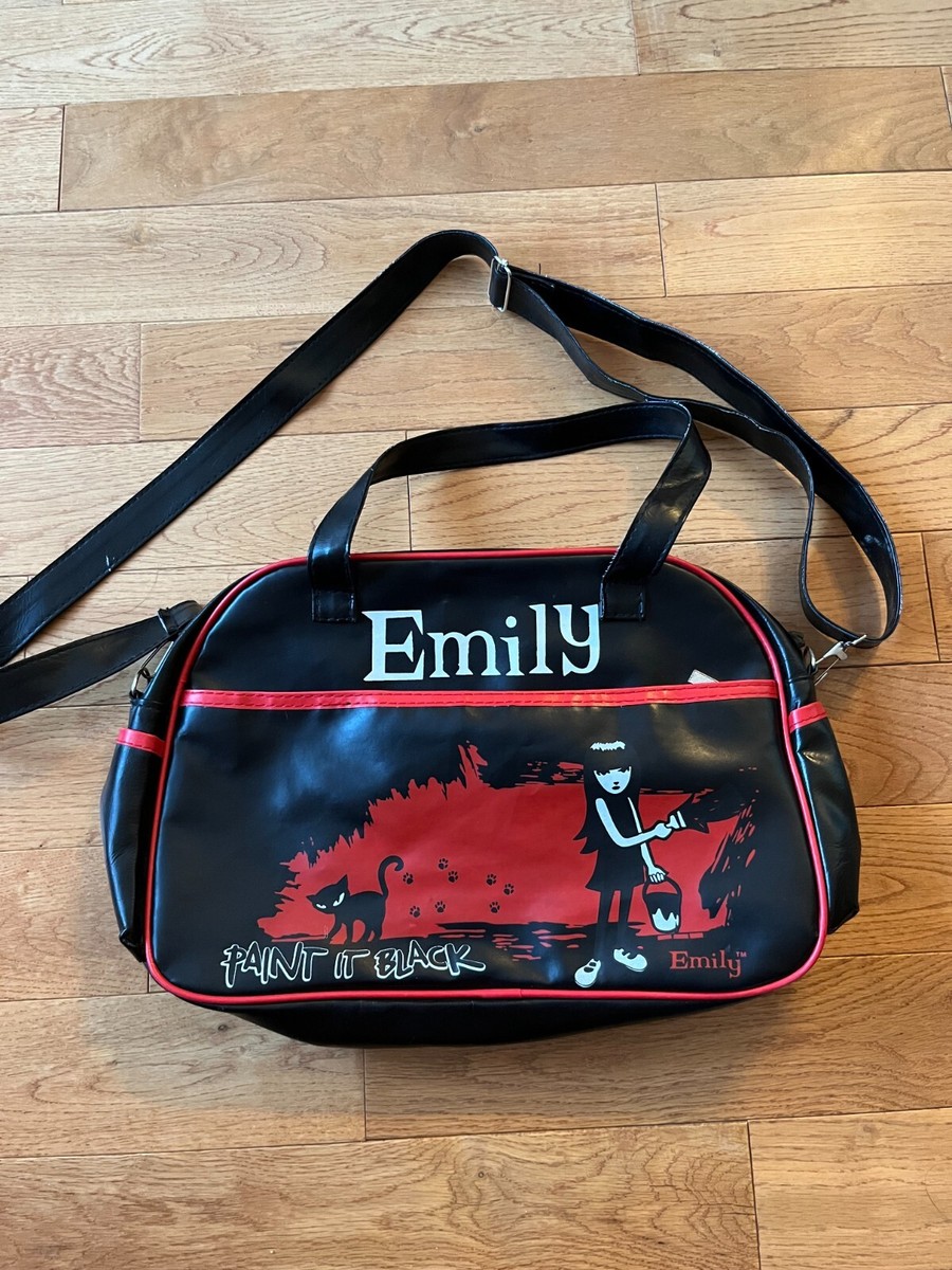 Emily The Strange PAINT IT BLACK Cosmic Debris Black Shoulder