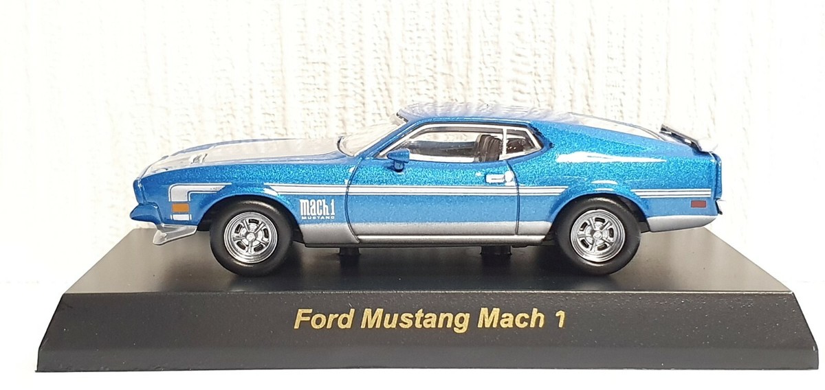 1/64 Kyosho FORD MUSTANG MACH 1 BLUE diecast car model | eBay
