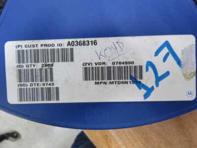 MOTOROLA MTD6N15T4 Qty Of 130 Per Lot N-Channel 150 V 6A (Tc) Surface Mount DPA - Foto 8