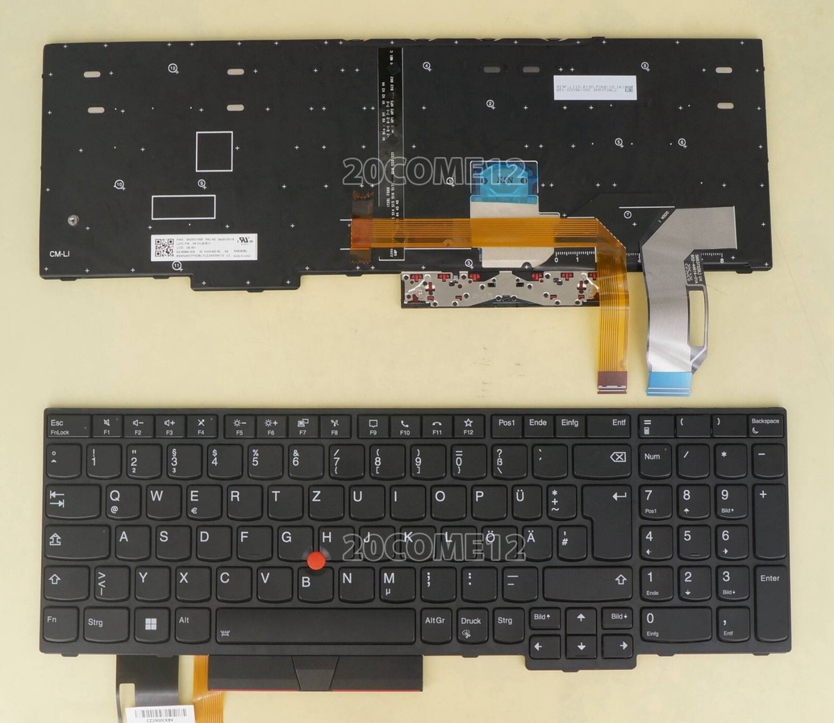 New for Lenovo Thinkpad P15s Gen 2 20W6 20W7 keyboard