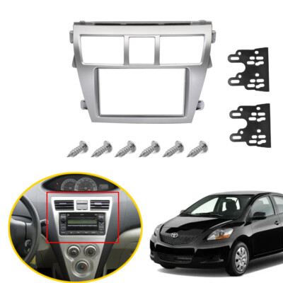 For Toyota Yaris 2006-2012 Car Double DIN Stereo Radio Dash Frame Panel Mount