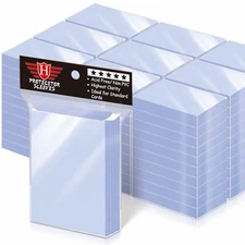 10000 PCS Card Sleeves for Trading Cards, Soft Penny Card Sleeevs Clear Plast...
