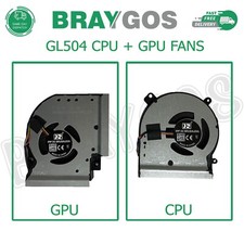Fot Asus ROG Strix GL504 GL504GM GL504G GL504GS Laptop CPU  GPU Cooling Fans