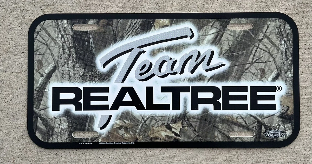 Team Realtree Camo License Plate (New) Booster | eBay