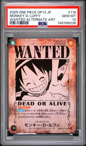 Luffy Luffy #OP13-118 Alt Art