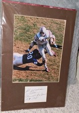 Abe Woodson San Francisco 49ers Signed Cut Matted 8x10 Color Photo W/Our COA