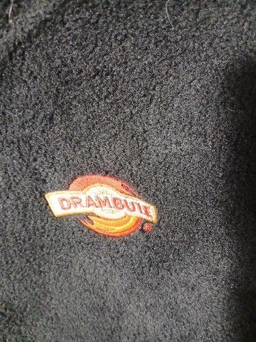 Drambuie Liqueur Fleece Vest Full-Zip Black Plain & Simple 2002 Bicardi USA Y2k - Picture 7 of 8