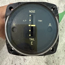 VINTAGE RAF NIMROD AIRCRAFT ENGAGE AND TRIM INDICATOR - PW/244 EAP