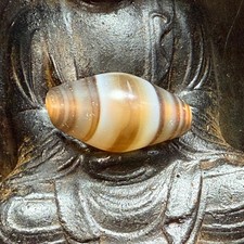 Tibetan Nepalese Himalayan Ancient agate Old Dzi Talisman  eye Bead Amulet abc