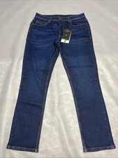 The Perfect Jean NYC Jeans Men 33x30 Blue Slim Fit Stretch Dark Wash Denim Pants