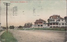 Euclid Avenue Westfield New Jersey NJ 1909 Dirt Road Postcard