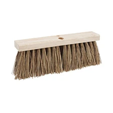 Boardwalk 71160 6.25" Palmyra Fiber Bristles 16" Street Broom Head - Brown New