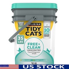 Unscented Cat Litter Clumping Low Dust Odor Control Activated Charcoal Multi Cat