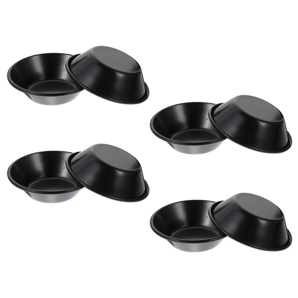 8pcs Carbon Steel Mini Tart Pan Pie Baking Pan Tart Baking Mold Small Cake