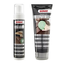 SONAX PREMIUMCLASS LEDERPFLEGESET PREMIUM LEDER PFLEGE SET REINIGER CREME
