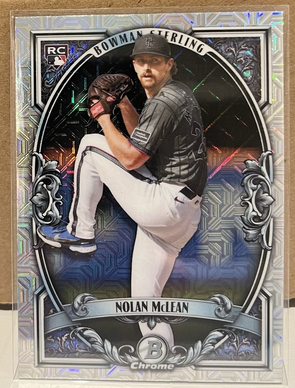 2026 Bowman Chrome - Bowman Sterling Nolan Mclean BST-8 Mojo Refractor Mets