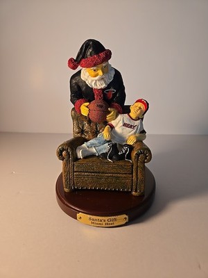 Miami Heat ''Santa's Gift'' Figurine By The Memory Company 2nd in a Limited Series