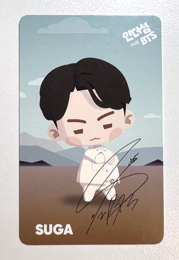 BTS SUGA [PROOF Weverse POB In The Seom Official Photocard] / K
