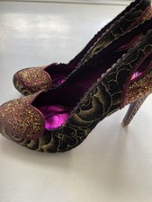 Poetic Licence/Irregular Choice black gold pink Heels - UK Size: 7 RRP£100