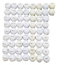 Golf Balls, Recycled, AAA Quality, Mixed Lot of 65