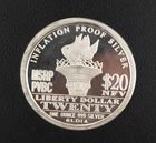 2009  NORFED $20   Proof   1 Oz .999 Silver Round UNC