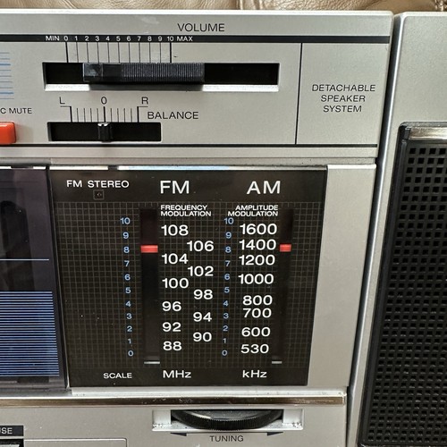 Vintage Sony Transound Stereo Radio FM Cassette Player Ghettoblaster CFS-3000 getestet - Bild 3 von 13