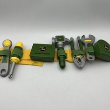 John Deere Deluxe Kids Talking Tool Belt Hammer Tape Measure Wrench Screwdriver