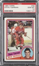 1984 TOPPS #49 STEVE YZERMAN ROOKIE RC PSA 10